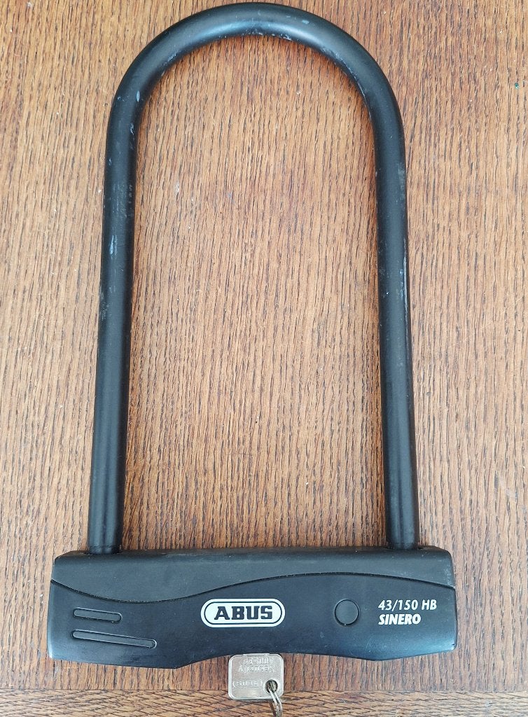 FIetsslot Abus  Sinero 43/150 HB , ZGAN, Ophalen of Verzenden, Zo goed als nieuw, Beugelslot