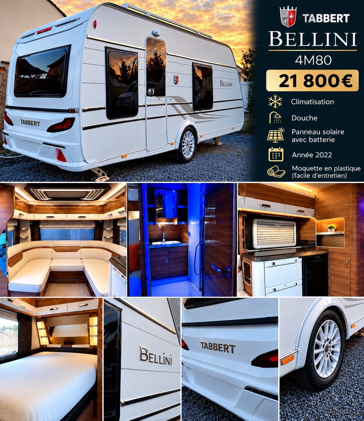 Tabbert bellini 480, Enlèvement, Utilisé