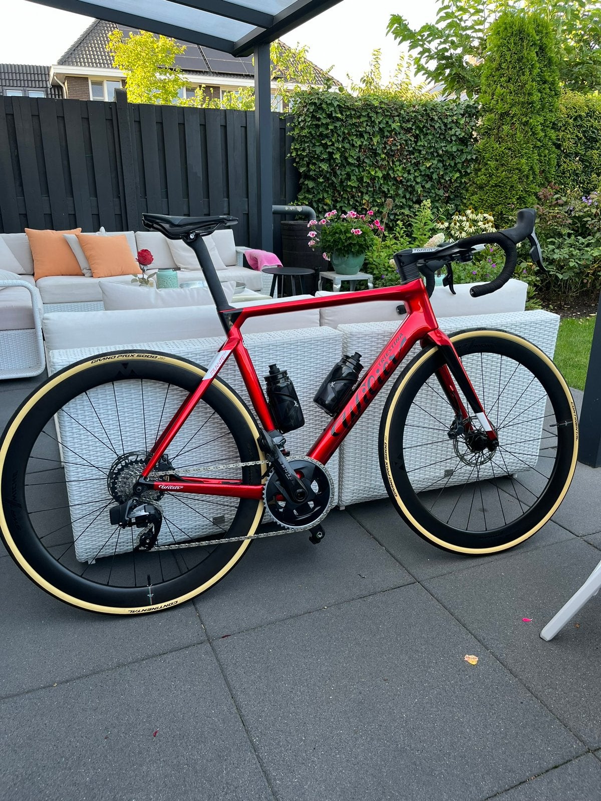 Wilier Filante SLR Sram Force L Carbon 50mm velgen, Ophalen of Verzenden, Zo goed als nieuw, Carbon, Giant