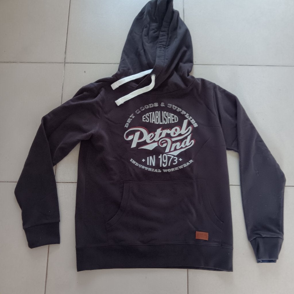 Sweat gris capuche 'Petrol' L, Enlèvement ou Envoi, Porté, Taille 52/54 (L), Gris