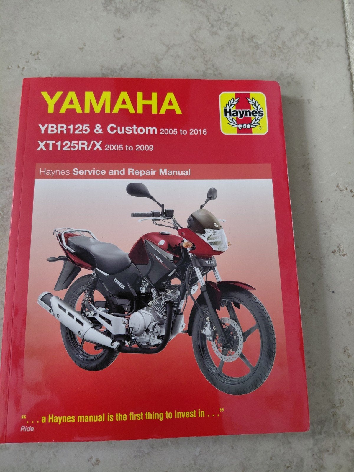 Haynes Yamaha YBR and XT 125 en Custom 2005 tot 2016, Enlèvement ou Envoi, Yamaha