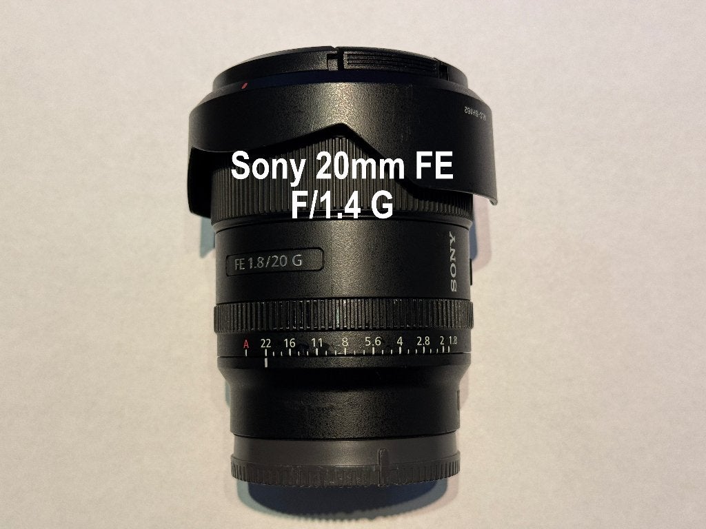 Sony FE 20mm f/1.8 G, Audio, Tv en Foto, Sony E-mount, Gebruikt, Sony, Beschermhoes/tas
