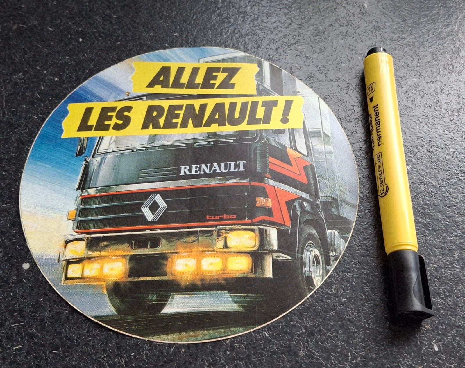 Sticker truck vrachtwagen Renault, Verzamelen, Ophalen of Verzenden, Zo goed als nieuw, Auto of Motor