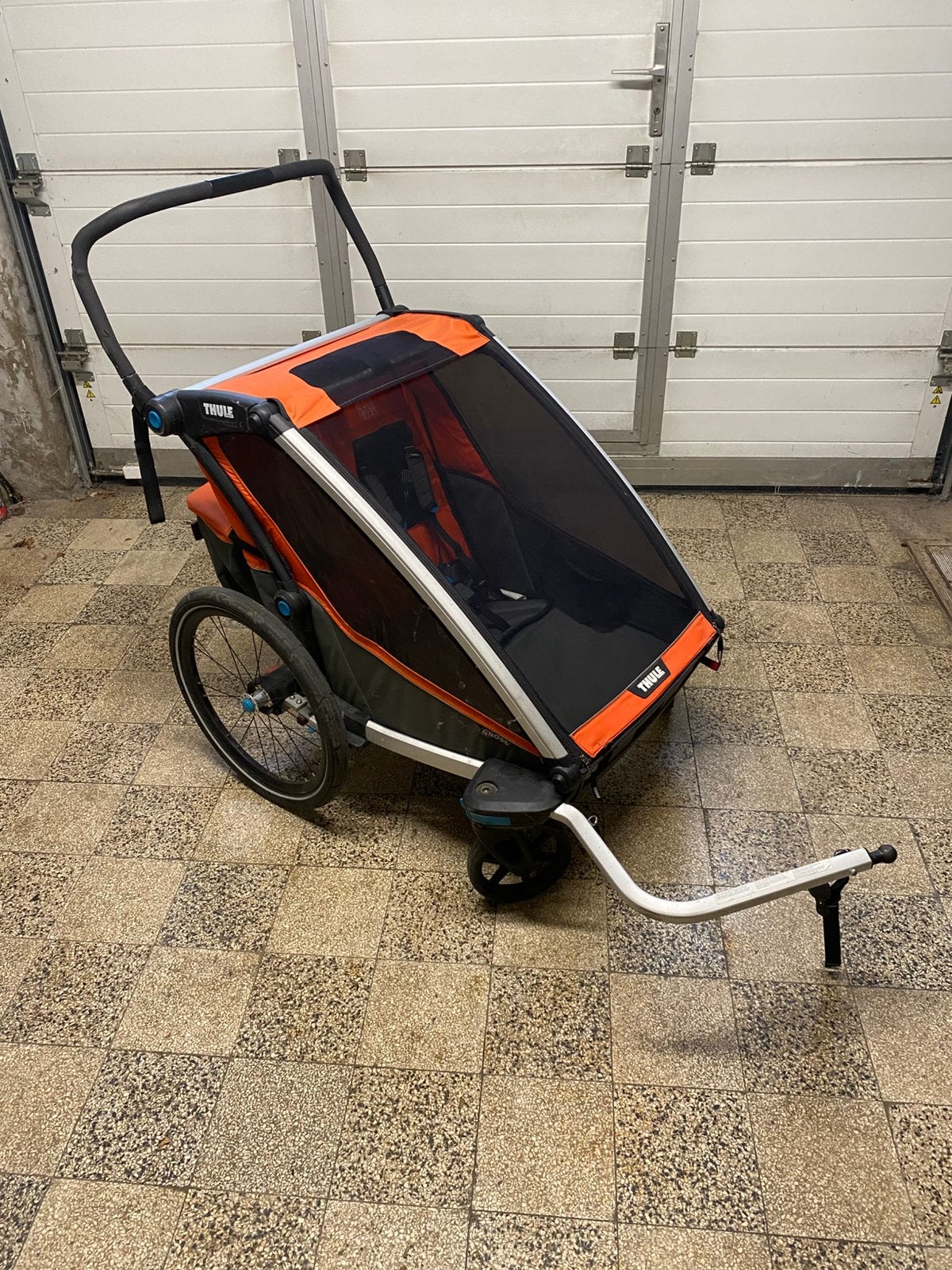 Thule fietskar, Ophalen, Gebruikt, Kinderkar, Vering