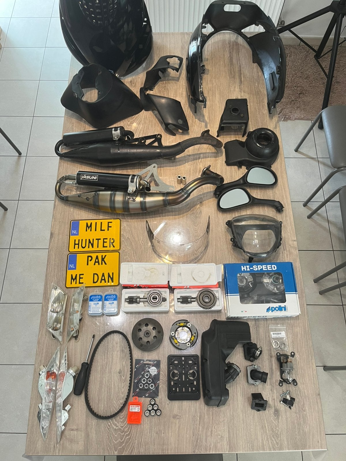 Onderdelen piaggio zip DEEL 1, Fietsen en Brommers, Ophalen, Gebruikt