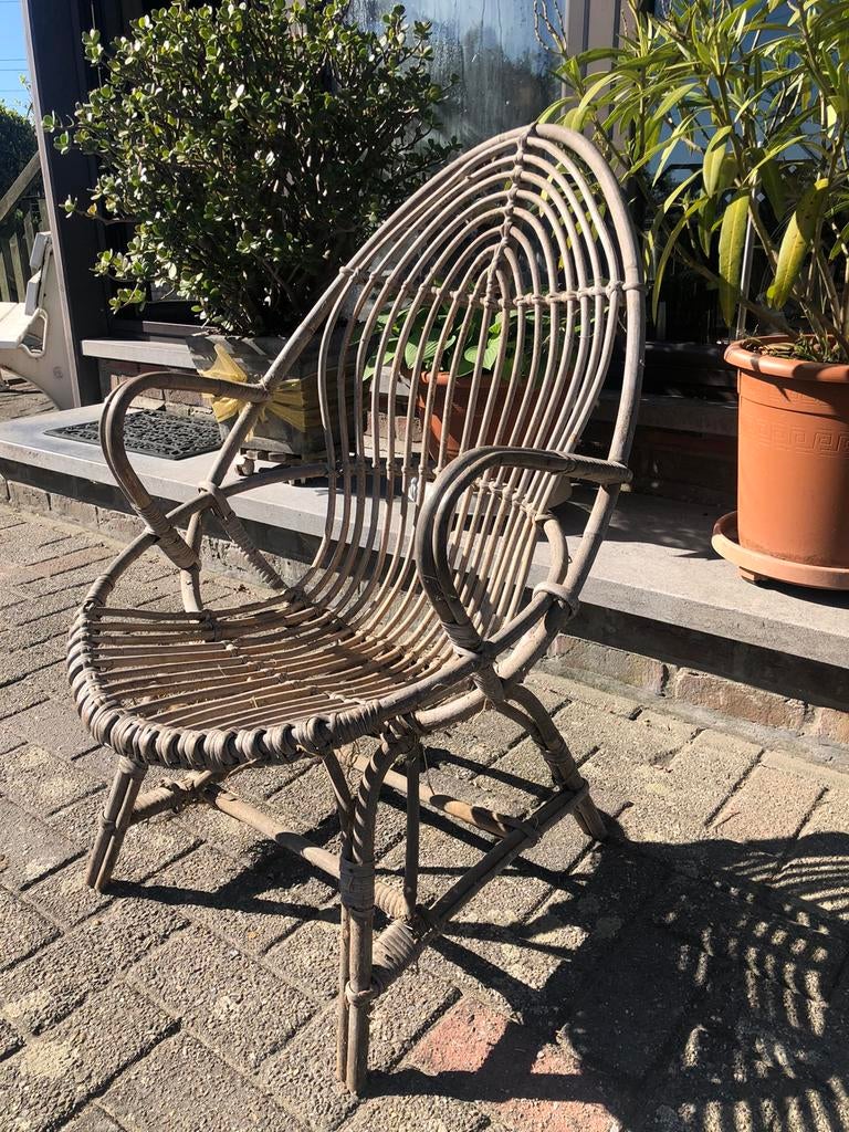 Rotan stoeltje, Jardin & Terrasse, Chaises de jardin, Enlèvement, Rotin