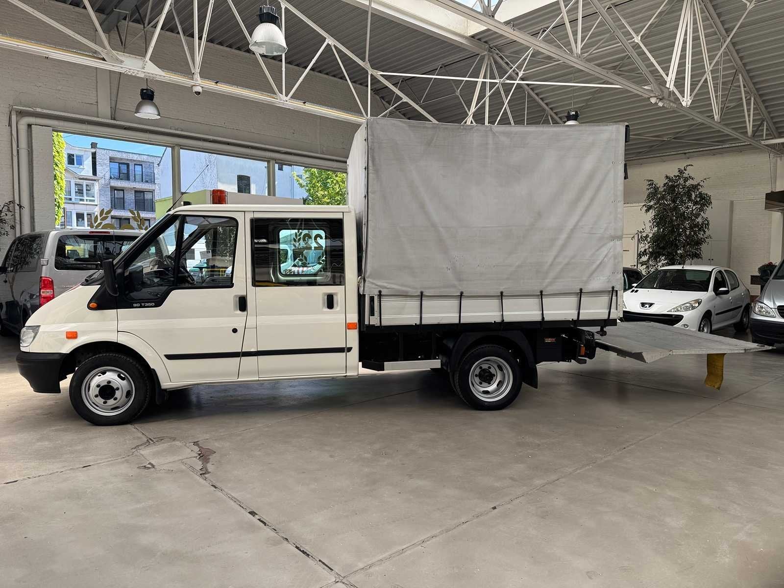 Ford Transit 2006 - ! 74 000 km ! - Cabine double - Plateau, Autos, Camionnettes & Utilitaires, Achat, Entreprise, Boîte manuelle