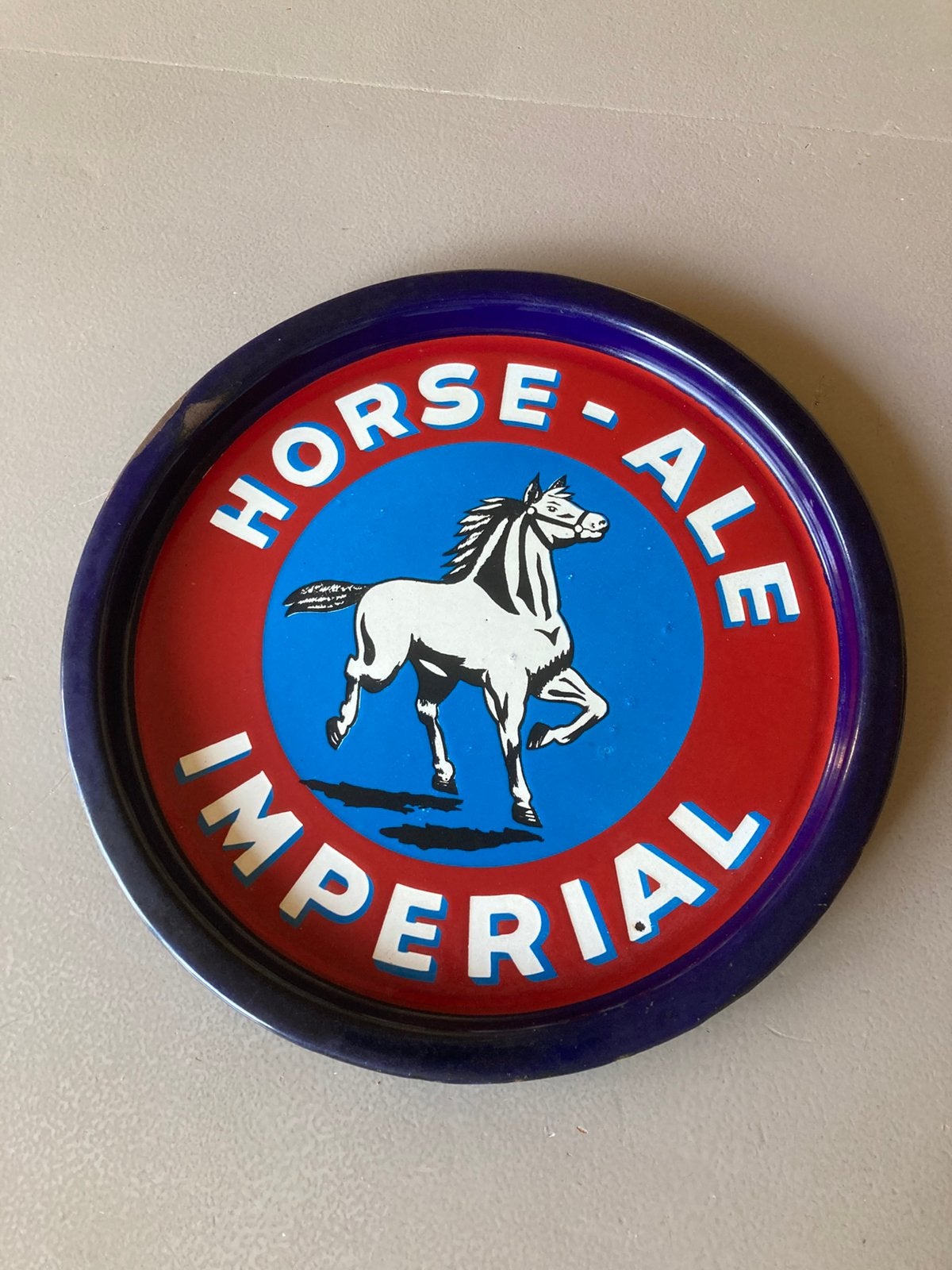Horse Ale impériale en émail, Enlèvement ou Envoi, Comme neuf