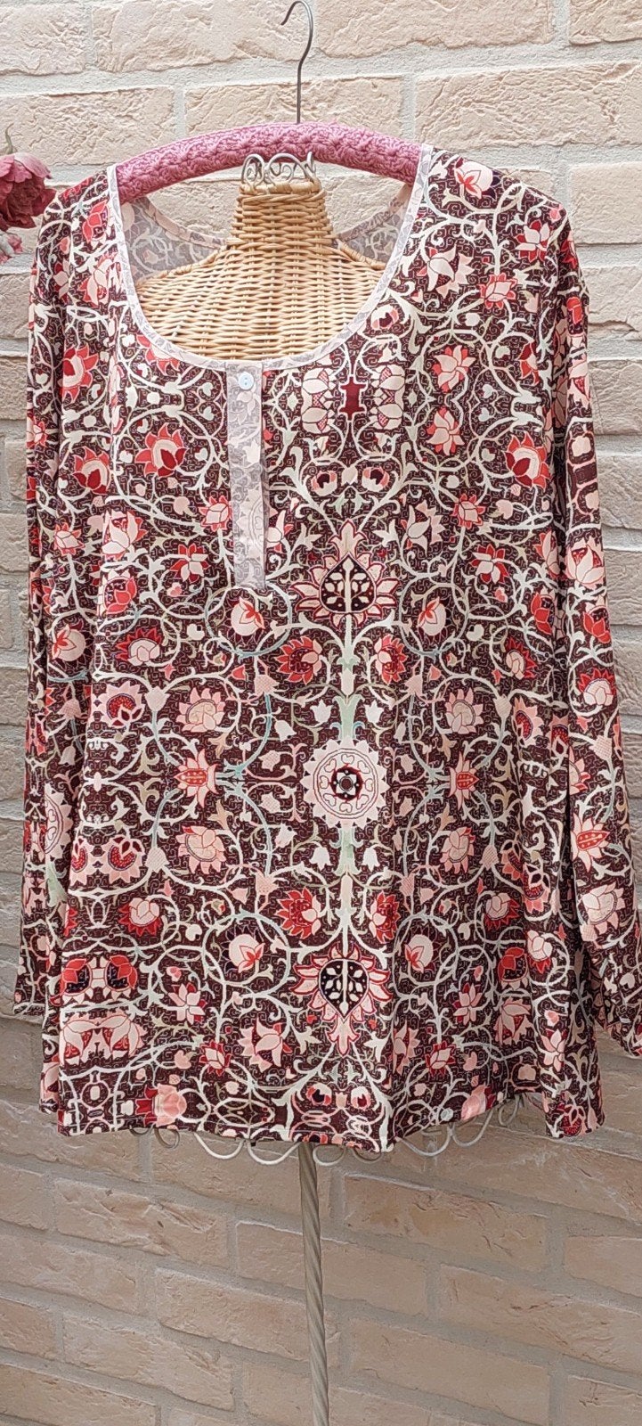 fijn bloesje 4xl shein 68cm van oksel tot oksel, Kleding | Dames, Grote Maten, Shein, Ophalen of Verzenden, Zo goed als nieuw