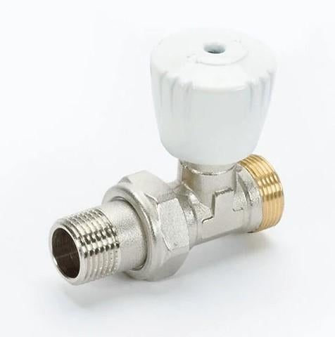 Radiatorkraan recht 1/2" x M24, Doe-het-zelf en Bouw, Ophalen of Verzenden, Nieuw, Overige typen