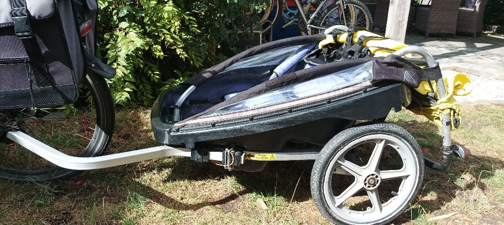Fietskar, Gebruikt, Opvouwbaar, 20 tot 40 kg, Kinderkar