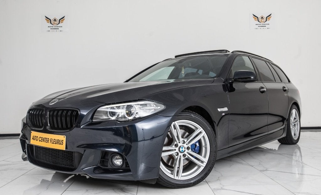 BMW 518 Touring 518d, Autos, Euro 6, Carnet d'entretien, Noir, 5 portes