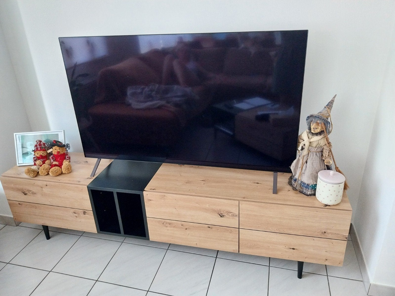 tv + tv kast, Ophalen, Zo goed als nieuw