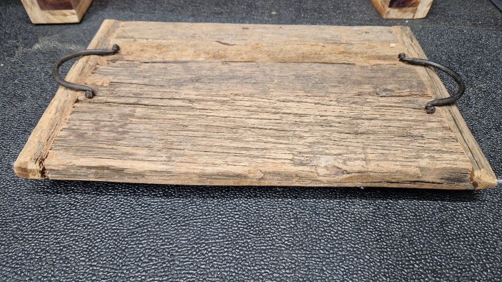 houten trailway wagon plateau, Huis en Inrichting, Woonaccessoires | Dienbladen, Ophalen