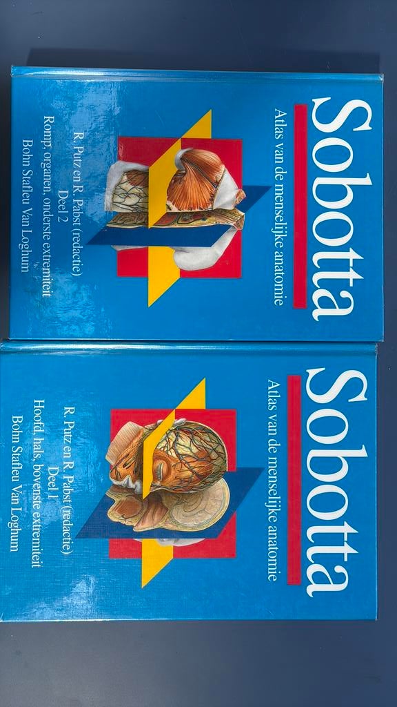 Uitstelkende staat Sobotta deel I en II, Boeken, Ophalen, Sobotta