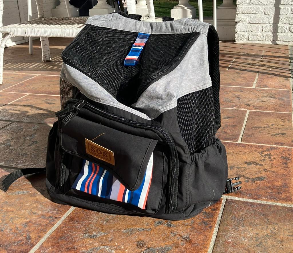 Draagtas / rugzak hond of kat met heupband, Enlèvement, Comme neuf