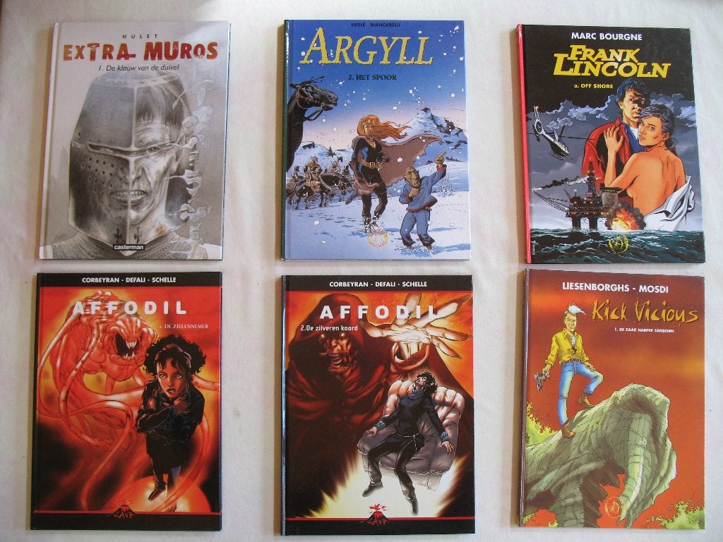 Strips Hardcovers, 6 stuks, Meerdere stripboeken, Ophalen of Verzenden, Zo goed als nieuw