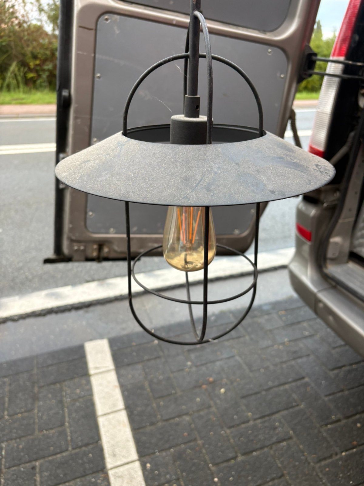 Zwarte hanglamp, Ophalen, Zo goed als nieuw