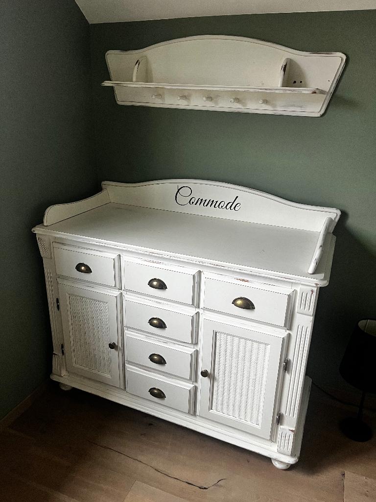 Landelijke babycommode, Kinderen en Baby's, Ophalen, Gebruikt, Commode