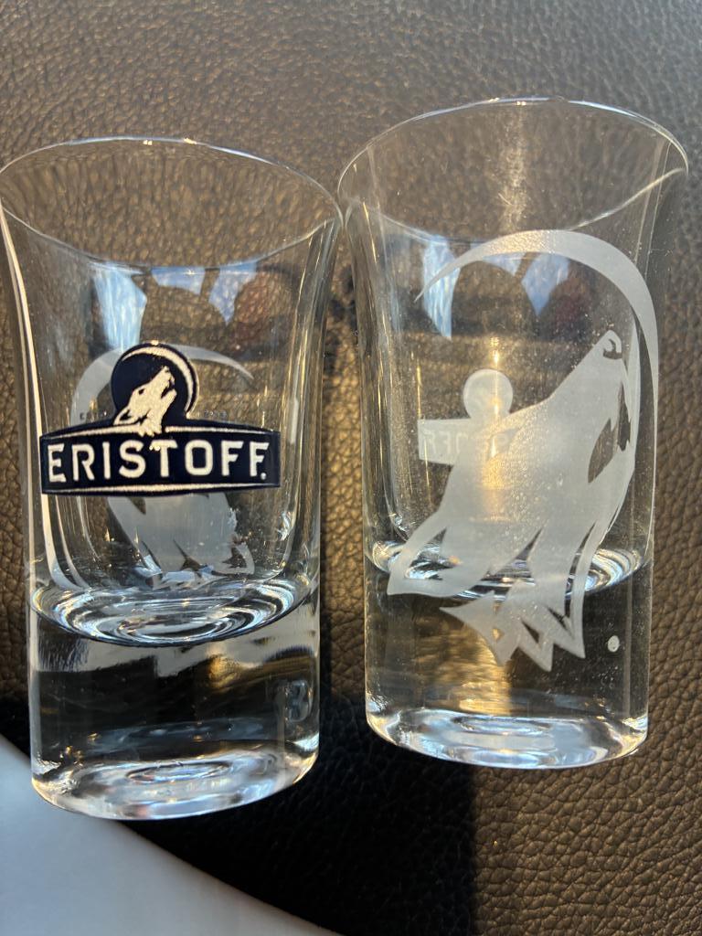 Borrelglaasjes / shotjes Eristoff, Verzamelen, Ophalen, Nieuw, Borrel- of Shotglas