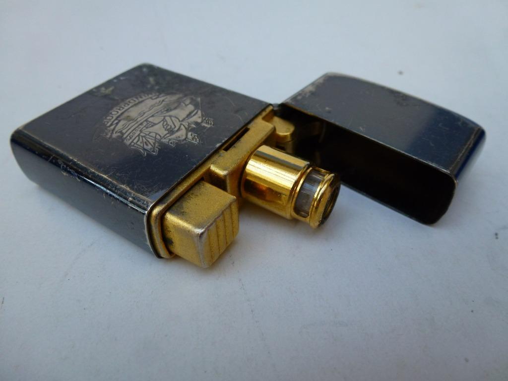 briquet bateau HILL double flamme, Enlèvement ou Envoi, Utilisé, Briquet