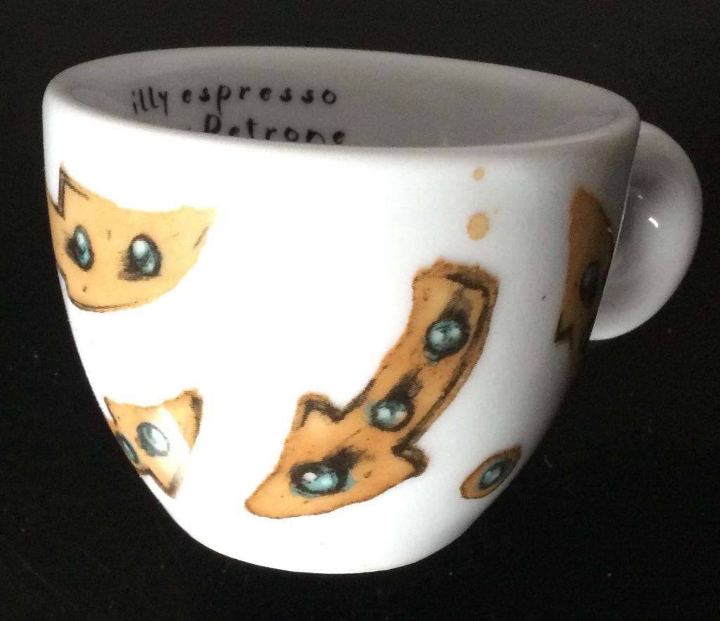 Illy Max Petrone 2018 espresso kopje H 5cm, Ophalen of Verzenden, Zo goed als nieuw