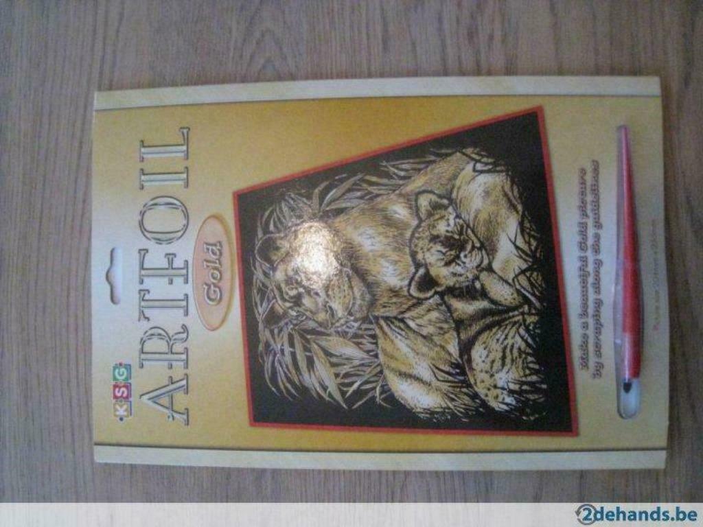 6 x Artfoil / scratch / crea kras - pen / krasset / gravure, Verzenden, Nieuw