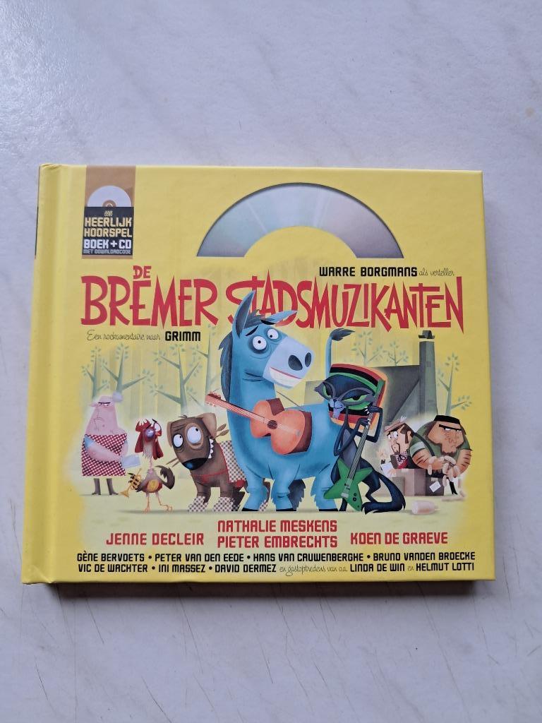 De Bremer Stadsmuzikanten (CD + boek) Het Geluidshuis, Ophalen of Verzenden