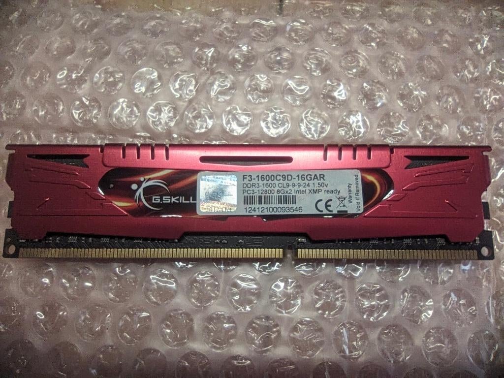 Mémoire RAM 8GB DDR3 UDIMM 1600 MHz - Gskill Ares, Enlèvement ou Envoi, 8 GB, DDR3, Utilisé