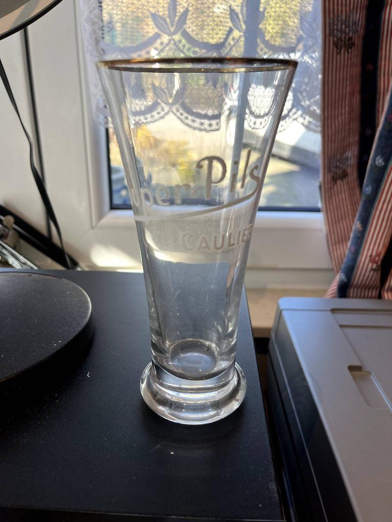 15 verres à bière, Collections, Verres & Petits Verres, Enlèvement ou Envoi, Utilisé, Verre à bière