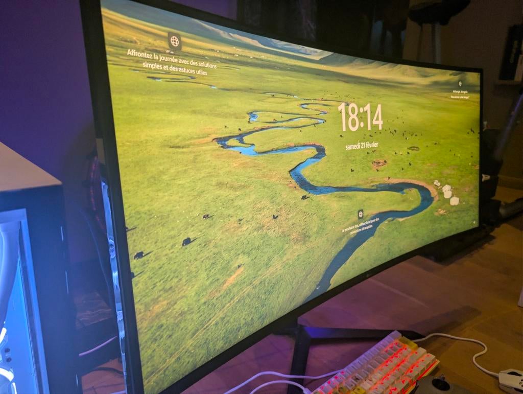 LG UltraGear 38GN950-B — écran gaming ultra-wide 38" haut de