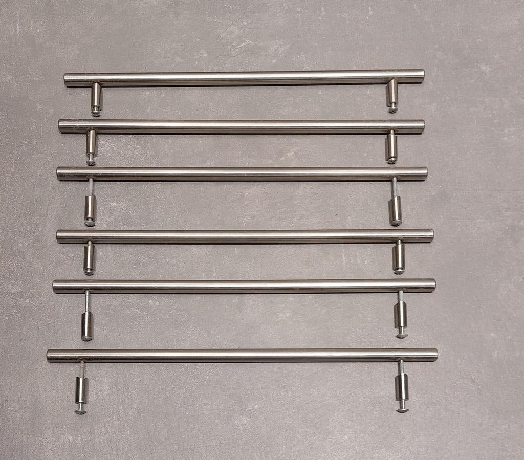 Inox handgrepen., Ophalen, Zo goed als nieuw, Inox