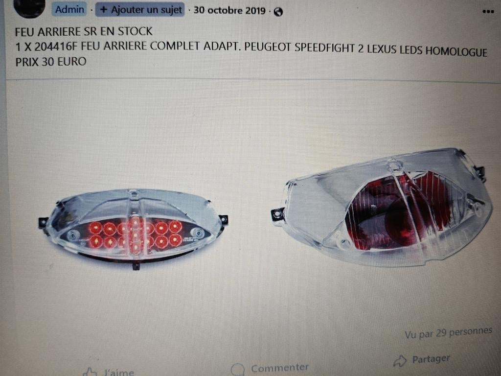 Feu arr led speedfight 2, Enlèvement ou Envoi, Neuf