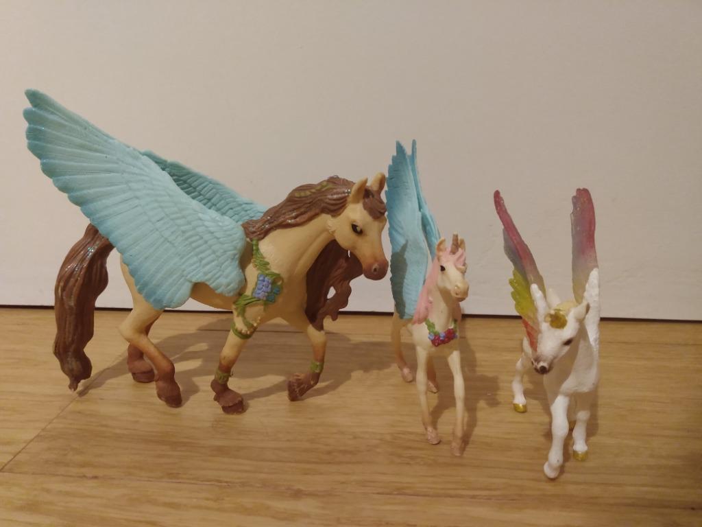 Drie eenhoorns van Schleich, Verzamelen, Speelgoed, Ophalen