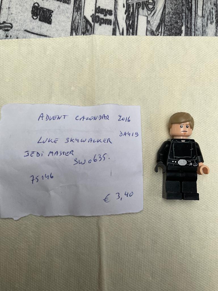 Lego Star Wars minifig sw0635 Luke Skywalker, Ophalen of Verzenden, Zo goed als nieuw, Complete set, Lego