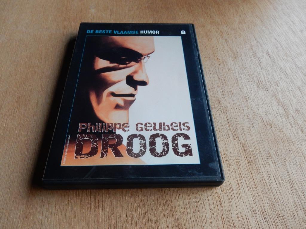 nr.1353 - Dvd: droog - philippe geubels - humor, Alle leeftijden, Ophalen of Verzenden, Stand-up of Theatershow