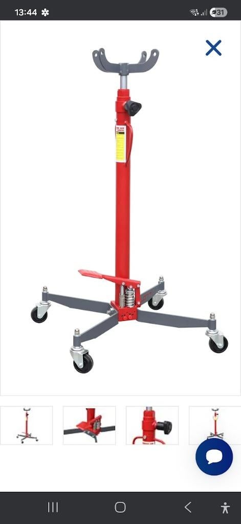 VERSNELLINGSBAK KRIK 500 KG, Auto diversen, Autogereedschap, Ophalen, Zo goed als nieuw