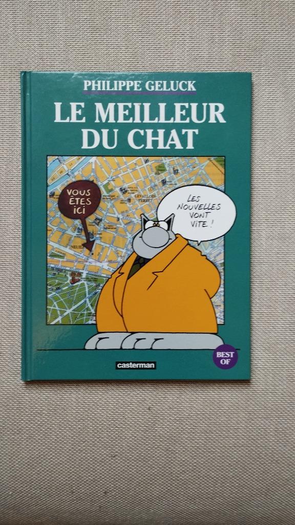 Philippe Geluck Le meilleur du Chat, Une BD, Geluck, Comme neuf, Envoi