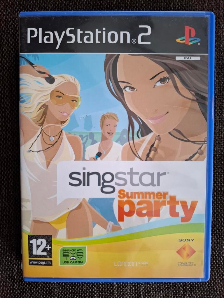 PS2 Singstar Summer Party (complet), Enlèvement ou Envoi, Comme neuf