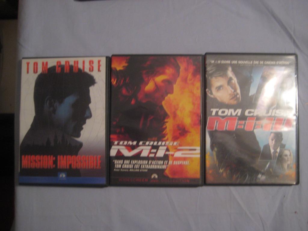 Mission Impossible DVD van 1 tot 3, Cd's en Dvd's, Vanaf 12 jaar, Ophalen of Verzenden, Zo goed als nieuw, Actie
