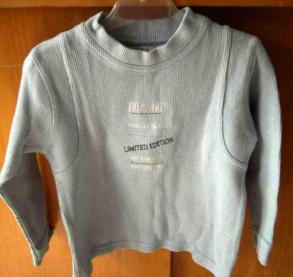 Lichtblauwe warme trui - Trussardi Baby - maat 104., Gebruikt, Meisje, Trui of Vest, Trussardi Baby