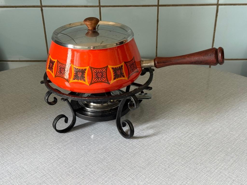 Caquelon à fondue, Enlèvement, Utilisé