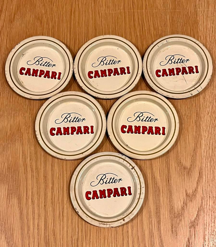 Retro dessous - Bitter Campari, Envoi, Utilisé, Verre ou Tasse