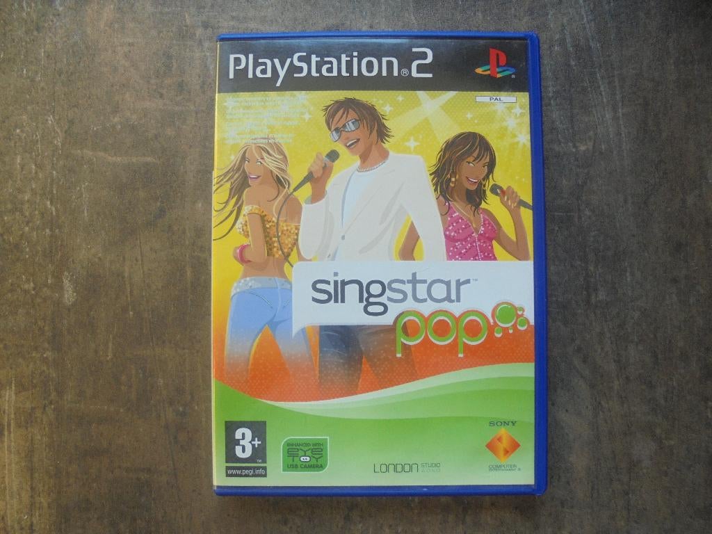 SingStar Pop voor PS2 (zie foto's) II, Games en Spelcomputers, Games | Sony PlayStation 2, Muziek, Gebruikt, Ophalen of Verzenden