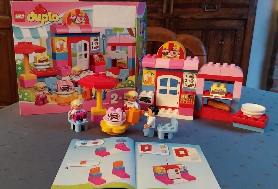 Duplo 10587 – Café met terras, Ophalen of Verzenden, Zo goed als nieuw, Complete set, Duplo