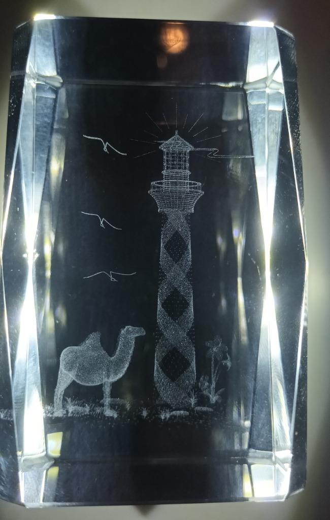 kristal 'laser-etched', Verzamelen, Ophalen of Verzenden, Gebruikt, Kristal