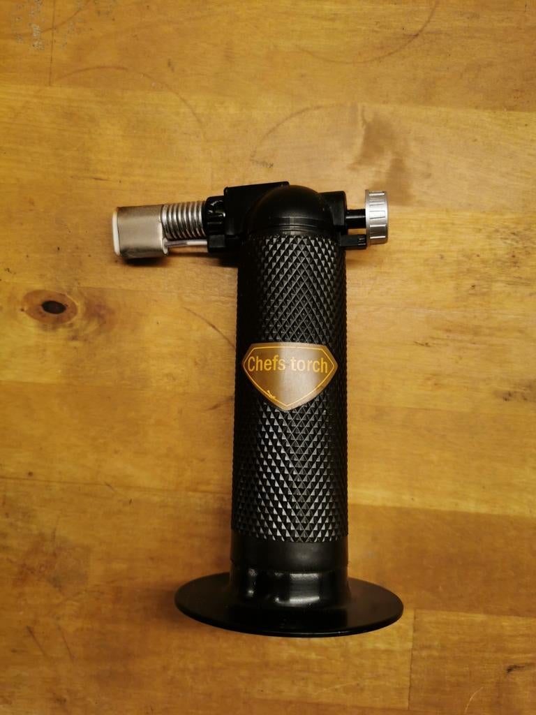 Chefs torch - crème brûlée brander, Huis en Inrichting, Keuken | Servies, Gebruikt, Overige typen, Overige stijlen, Ophalen of Verzenden