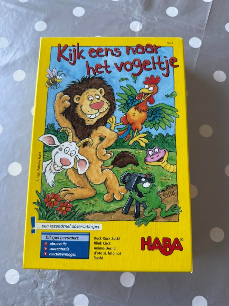 Haba Kijk eens naar het vogeltje, Vijf spelers of meer, Ophalen of Verzenden, Zo goed als nieuw, Haba