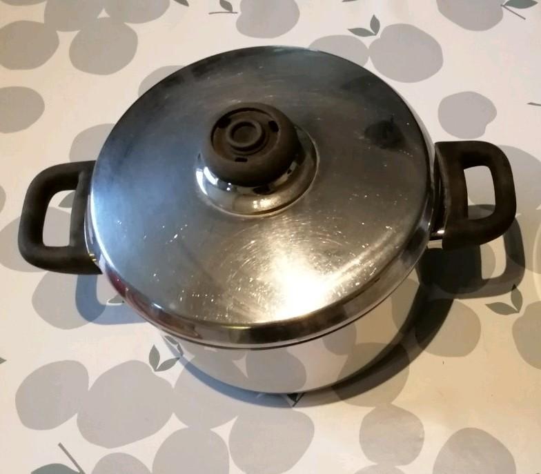 Casserole en inox, Inox, Enlèvement ou Envoi, Plaque céramique, Utilisé