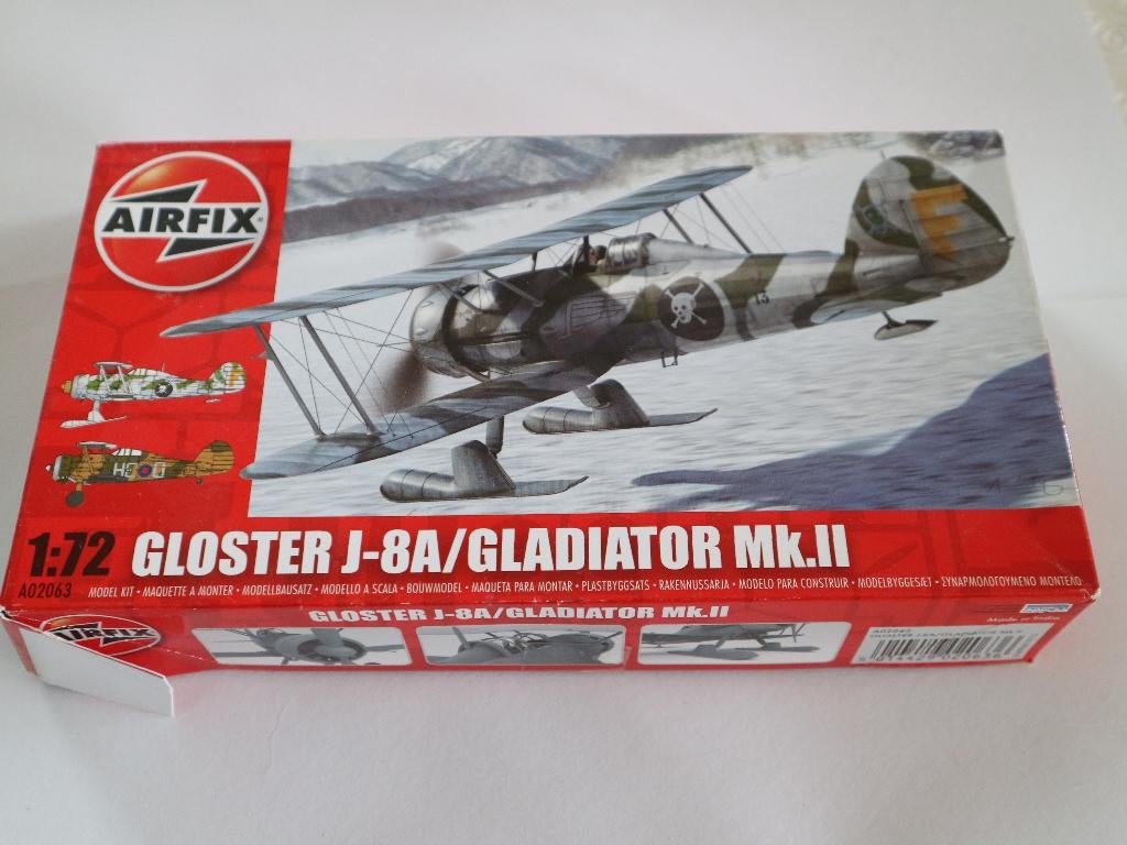 Airfix Gloster Gladiator, Ophalen of Verzenden, Nieuw, 1:72 tot 1:144, Vliegtuig